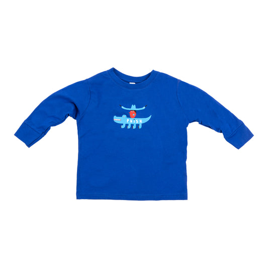 Kids Cowboy Gator Long Sleeve Tee