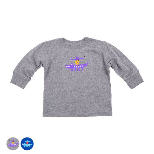 Kids Cowboy Gator Long Sleeve Tee