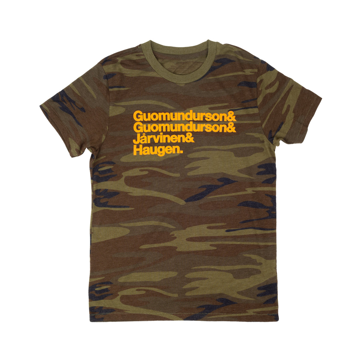 Kasvot Vaxt Nomenclature Tee on Camo