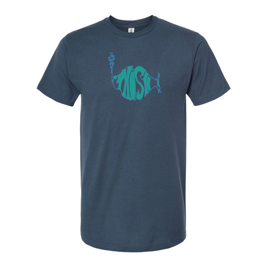 Phish Logo Tee on Indigo