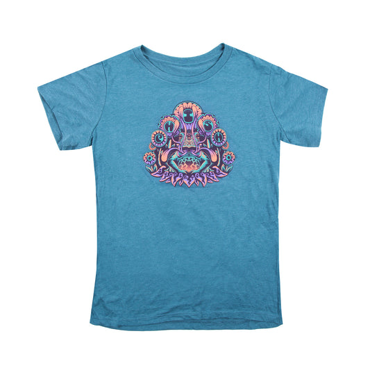 Summer '23 Women's Frogger Tee on Heather Deep Teal
