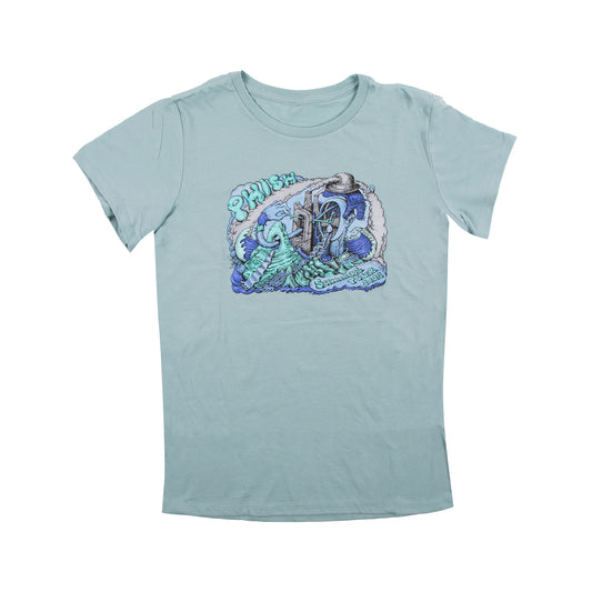 Women's Welker Free Motion Summer Tour 2023 Tee on Dusty Blue