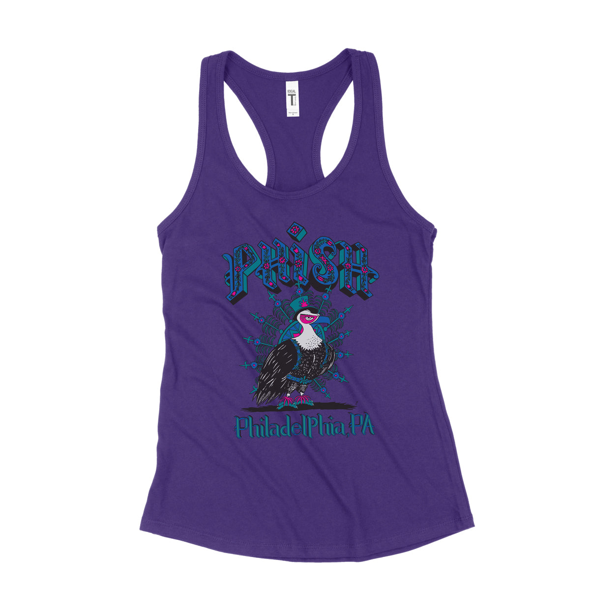 Women's Philadelphia 2023 Event Tank on Purple