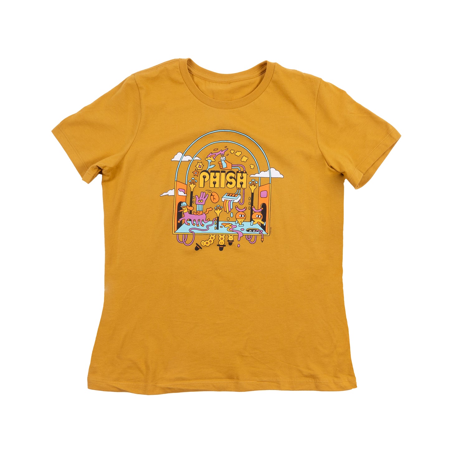 Women's Synthesis Tee on Mustard