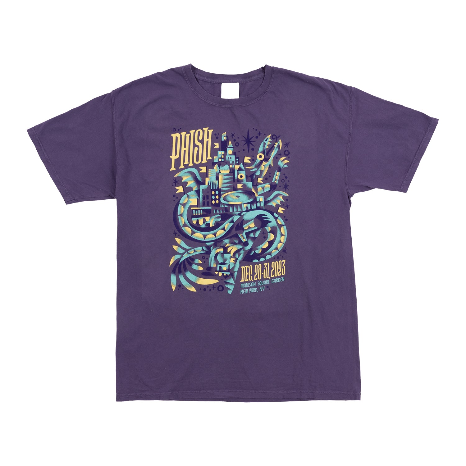 Serpent City NYE Run Tee on Grape