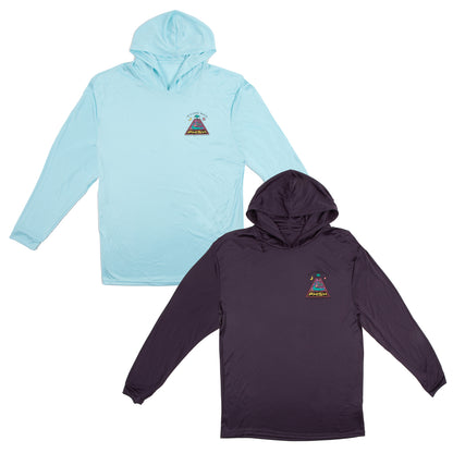 Gator Flamingo Hooded Long Sleeve Tee