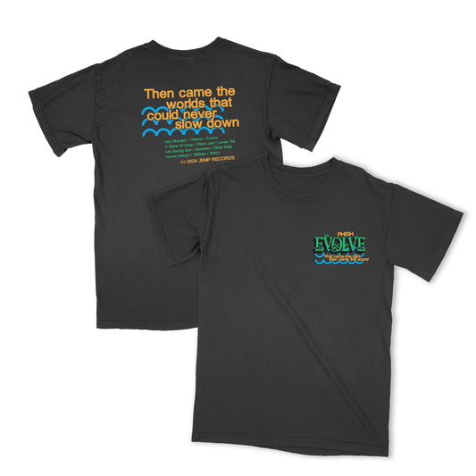 Evolve Puff-Ink Tee on Pepper Grey