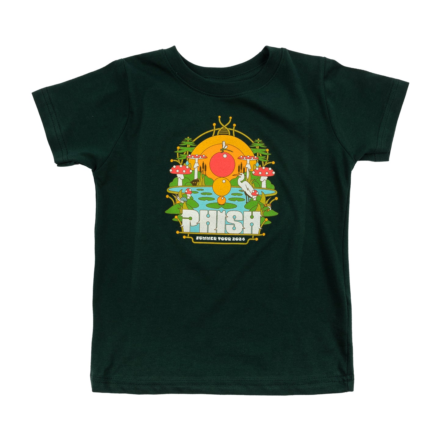 Kids Pond Life Summer Tour 24 Tee on Forest