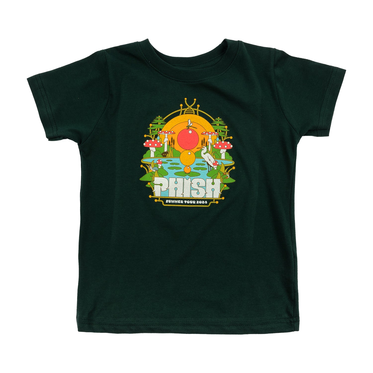 Kids Pond Life Summer Tour 24 Tee on Forest