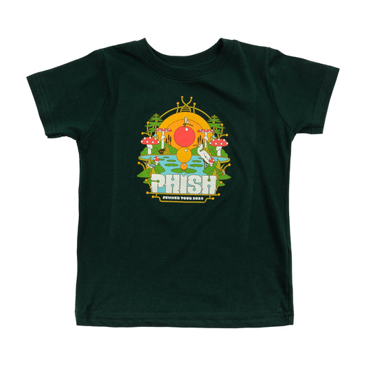 Kids Pond Life Summer Tour 24 Tee on Forest