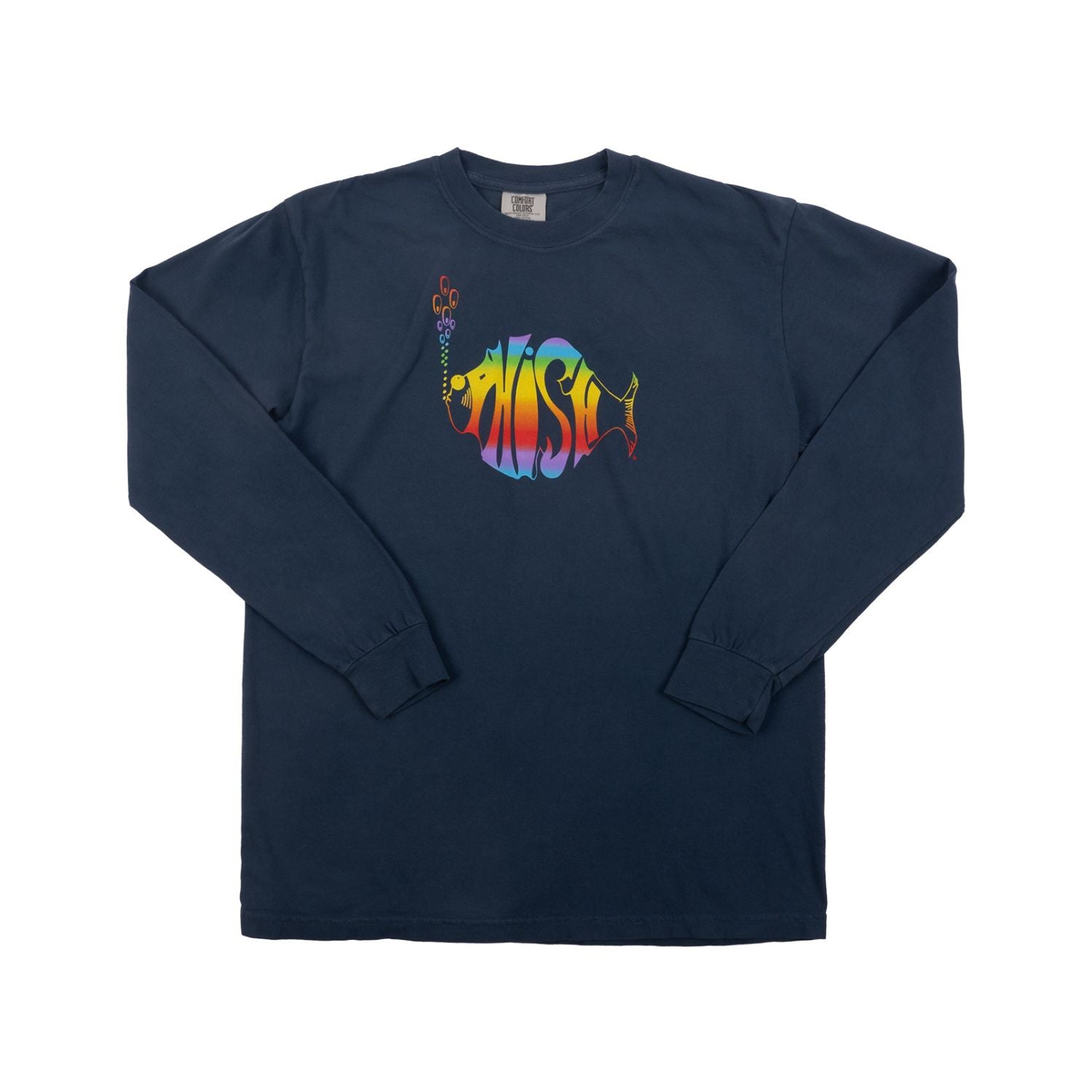新品ファットランクCHIRIST LOGO COLORFUL P L/S TEE Classic Rainbow Logo Heavy Longsleeve Tee – Phish Dry Goods