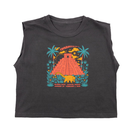 Coati Asteroid Discovery Sleeveless Women's Crop Tee