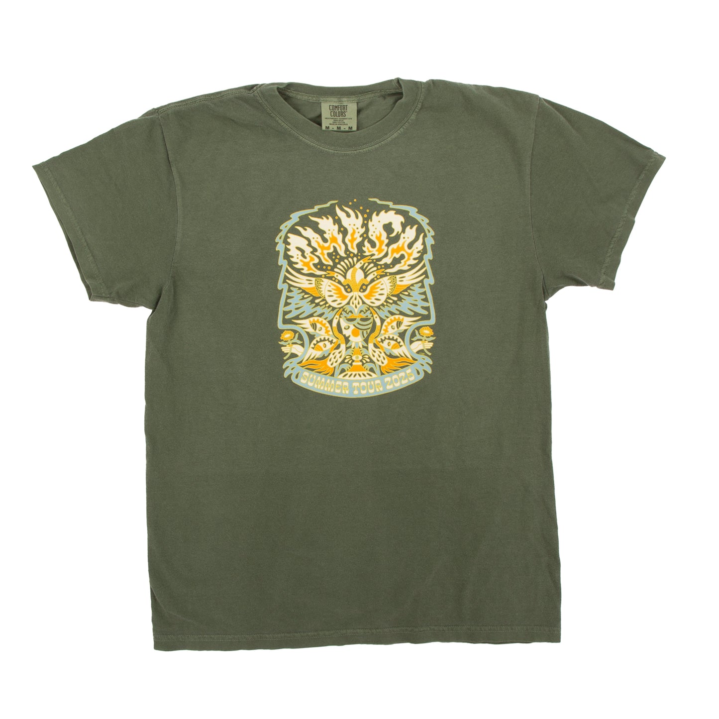 Flaming Bird Head Summer Tour 2025 Tee