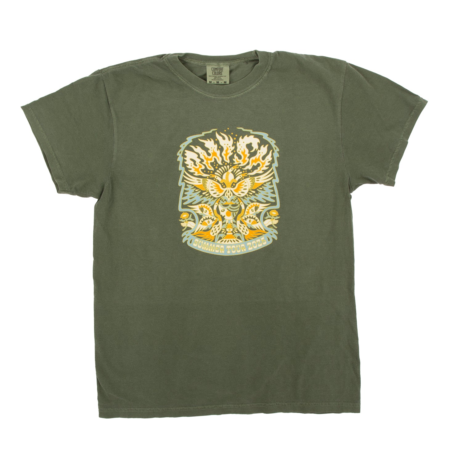 Flaming Bird Head Summer Tour 2025 Tee