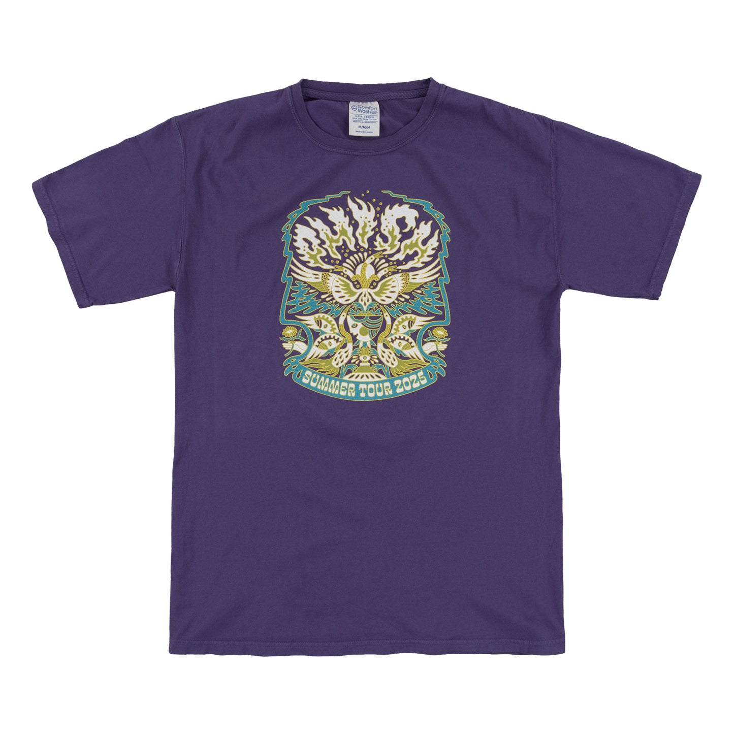 Flaming Bird Head September Tour Tee
