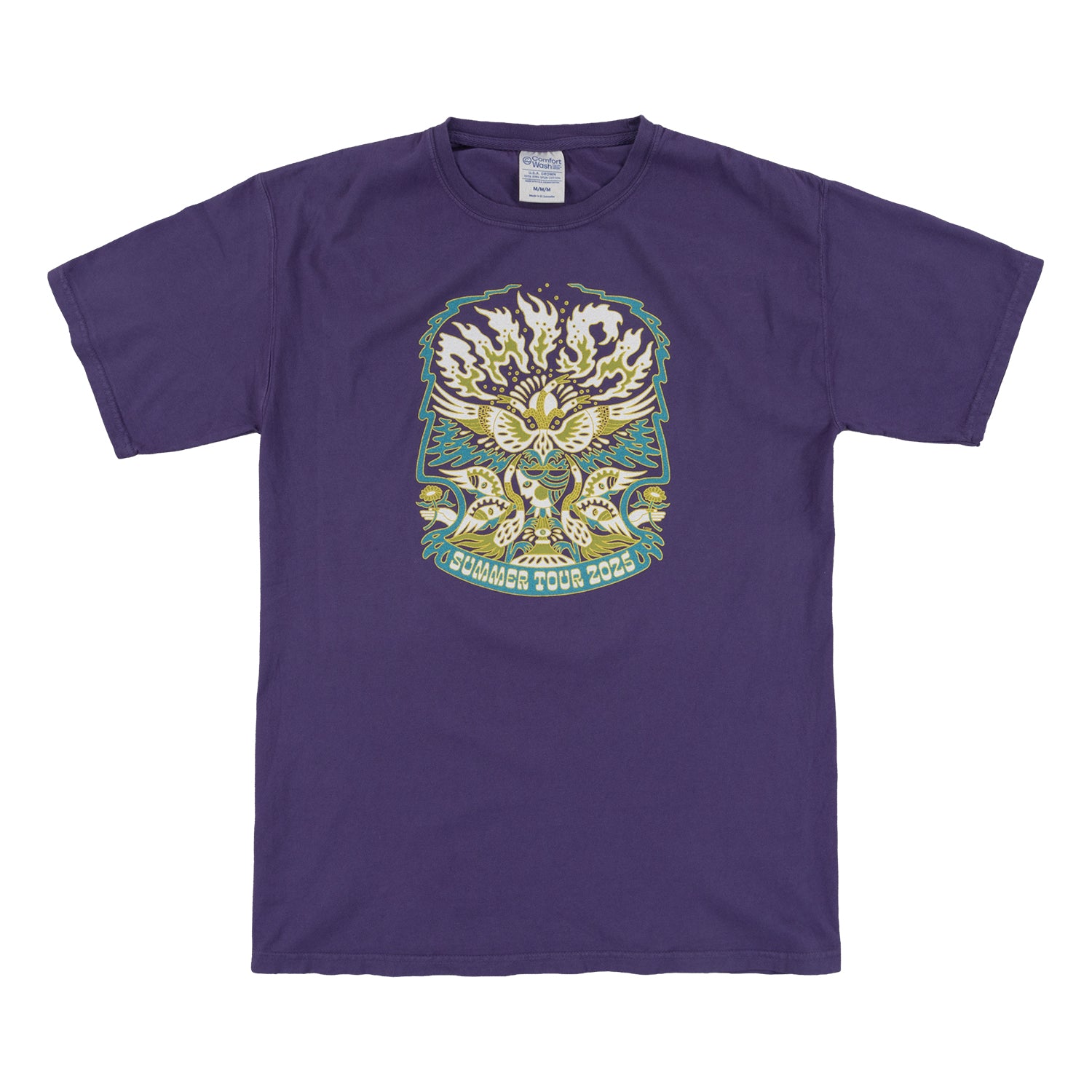 Flaming Bird Head September Tour Tee