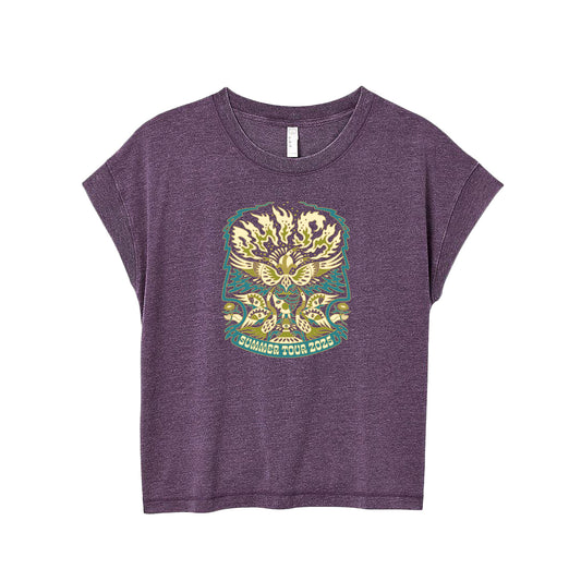 Women's Flaming Bird Head September Tour Tee