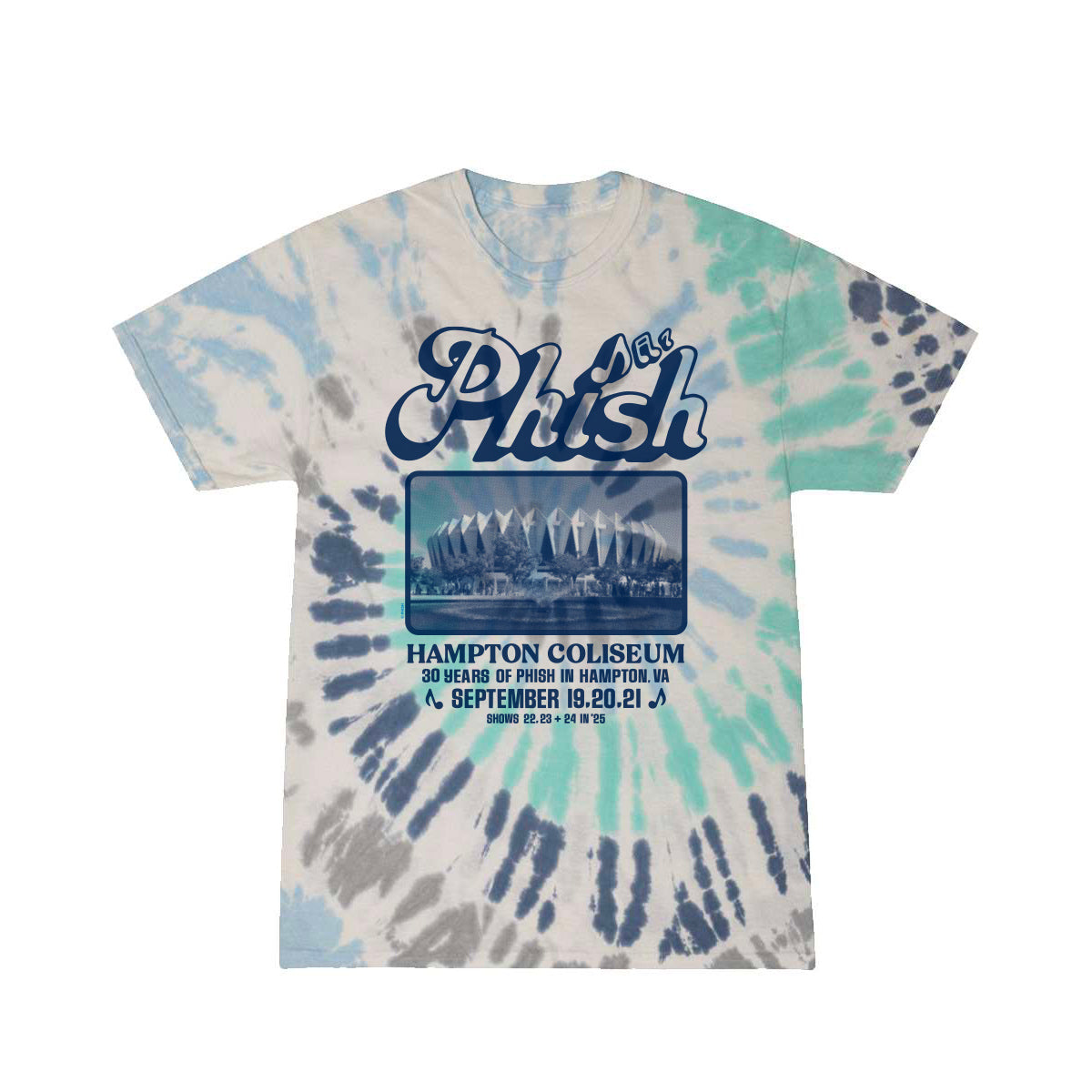 Tie Dye September 2025 Hampton Event Tee