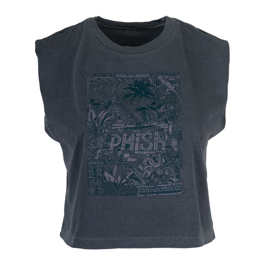Women's Chichen Itza Roots Riviera Maya 26 Muscle Tee