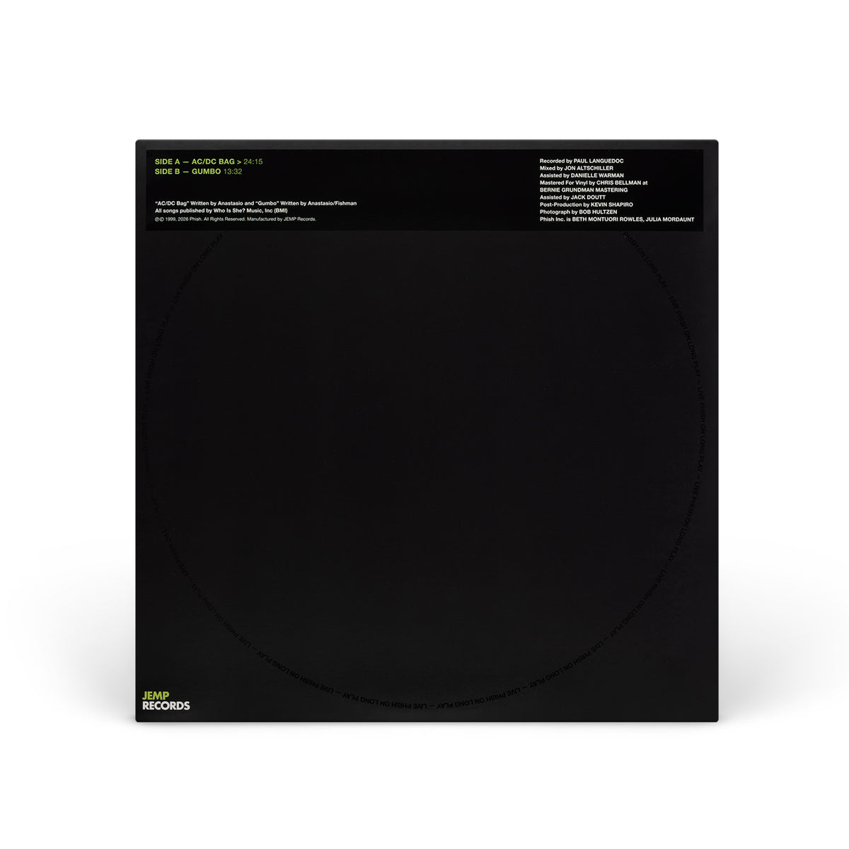 LP on LP 07 + 08 VINYL BUNDLE