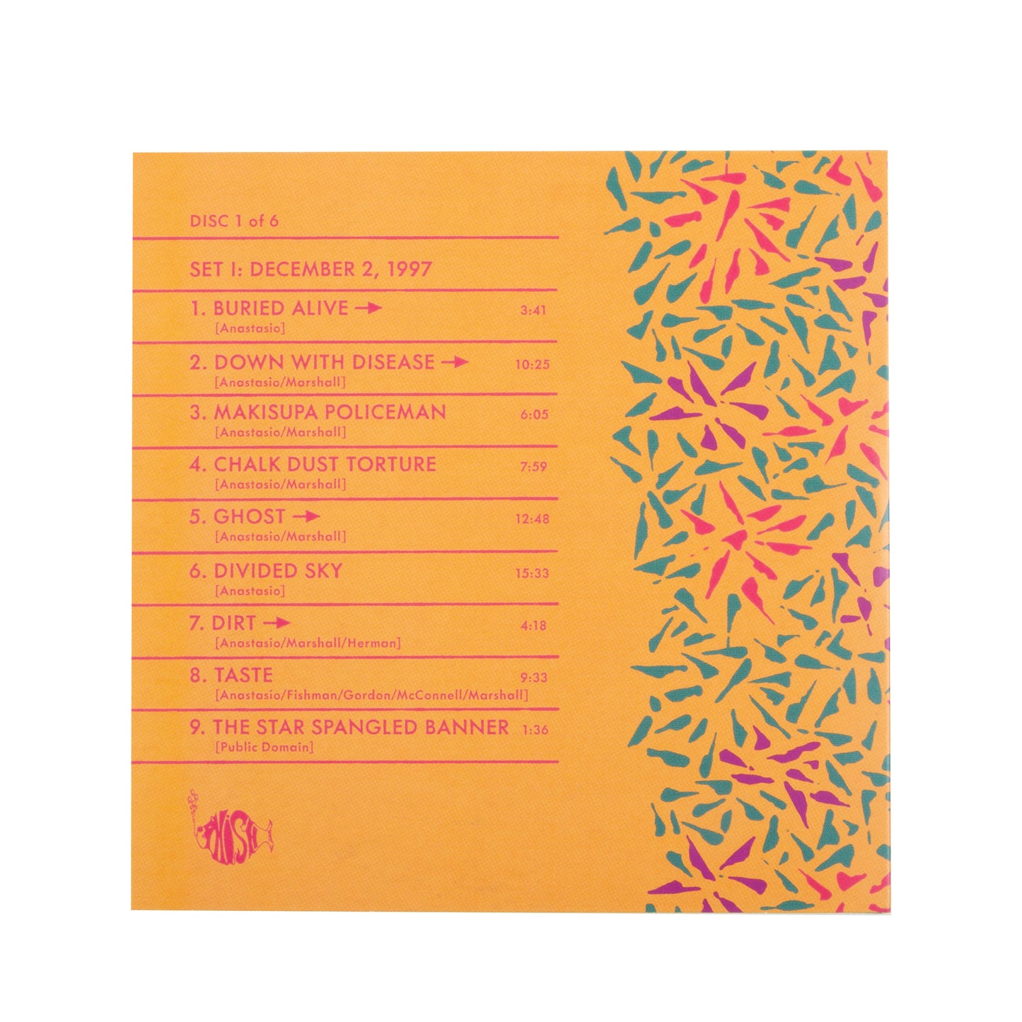 Phish The Spectrum 97 6-CD Box Set