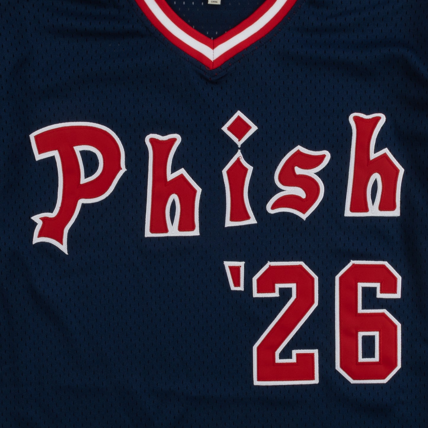 Phish x Ebbets Field Fenway V-Neck Mesh Jersey