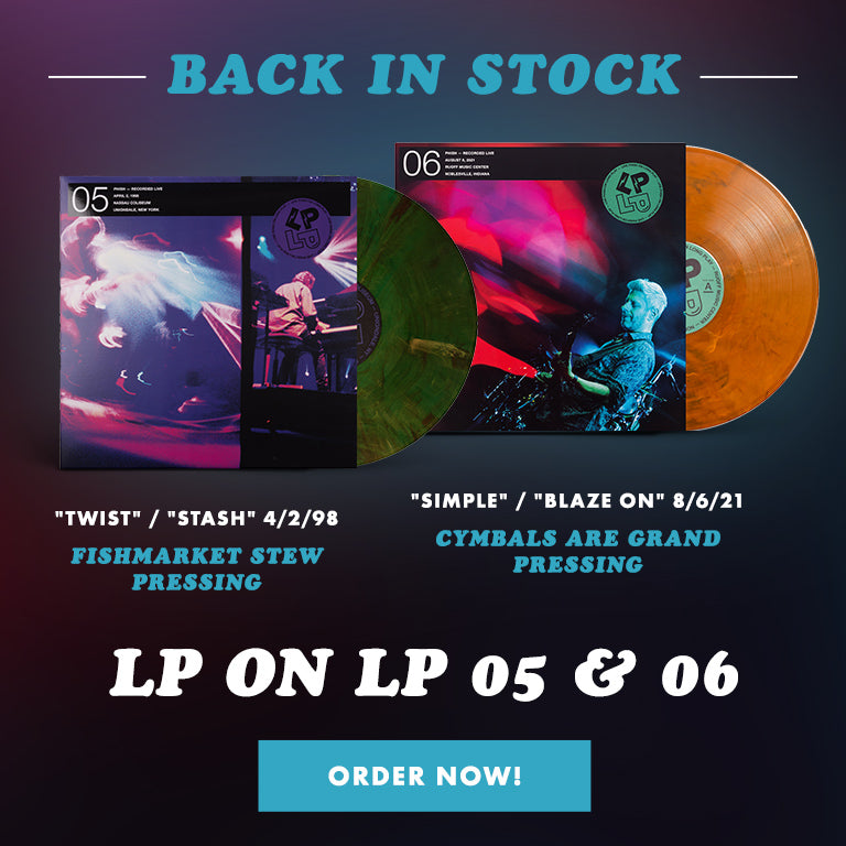 Back in stock. LP on LP 05 and 06. Order now.