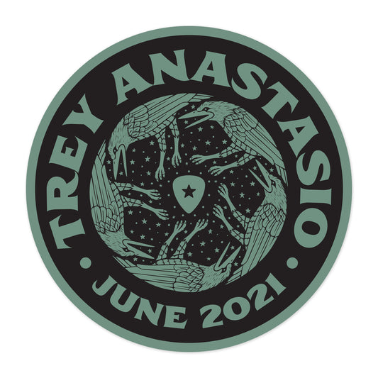 Trey Anastasio Five Birds June 2021 Tour Sticker