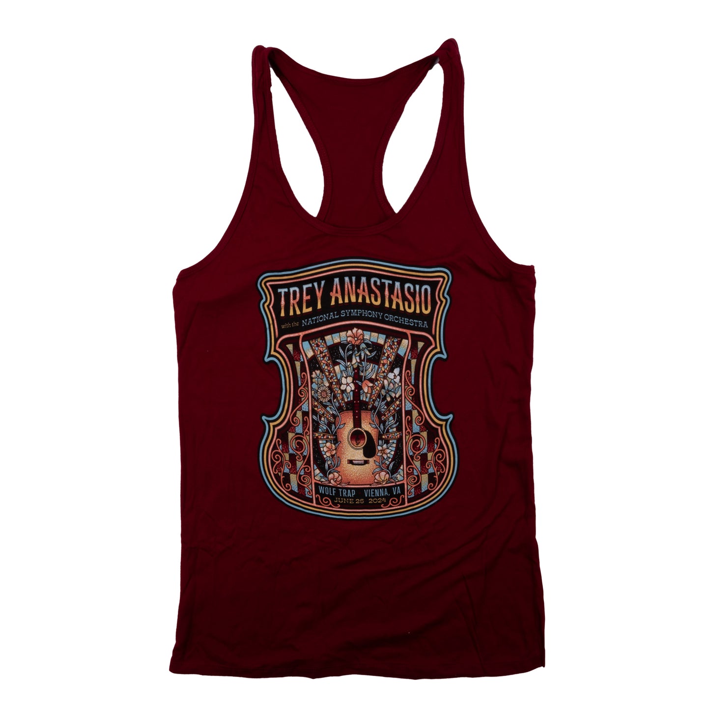 WOMEN'S WOLF TRAP 2024 EVENT TANK - STAINED GLASS