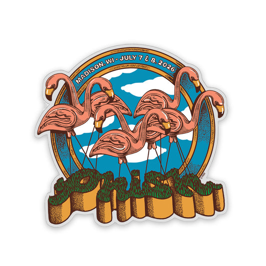 Madison Flamingoes Sticker